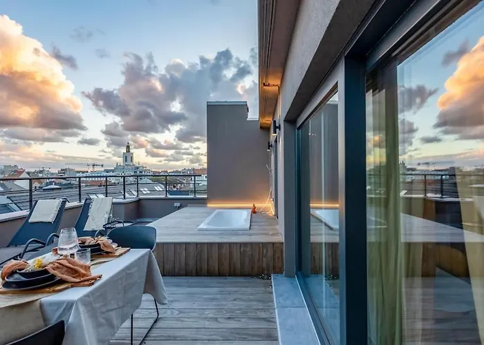 아파트 Nest - Your Cosy Penthouse 오스텐드